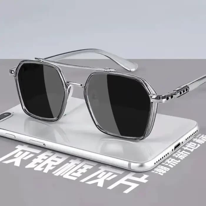 Lunettes de soleil tendance pour hommes, lunettes de soleil professionnelles jour et nuit, lunettes de soleil vintage pour hommes, lunettes de soleil de mode, protection UV400