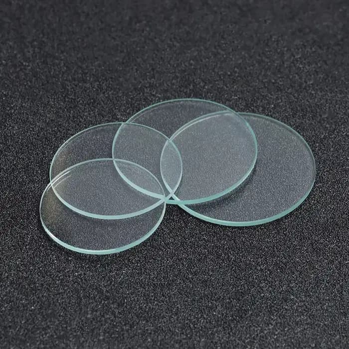 Verre de montre rond plat de 1.0/1.5/2.0/2.5/3.0mm d'épaisseur, verre transparent de remplacement, accessoires pour montres, diamètres 28-38.5mm