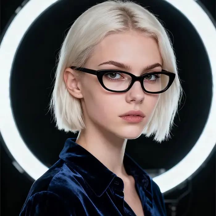 Lunettes Vintage en acétate de haute qualité pour femmes