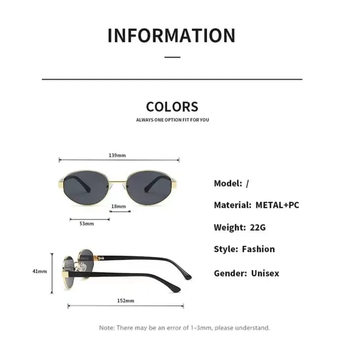 Lunettes de soleil de luxe en métal à imprimé léopard pour femmes et hommes