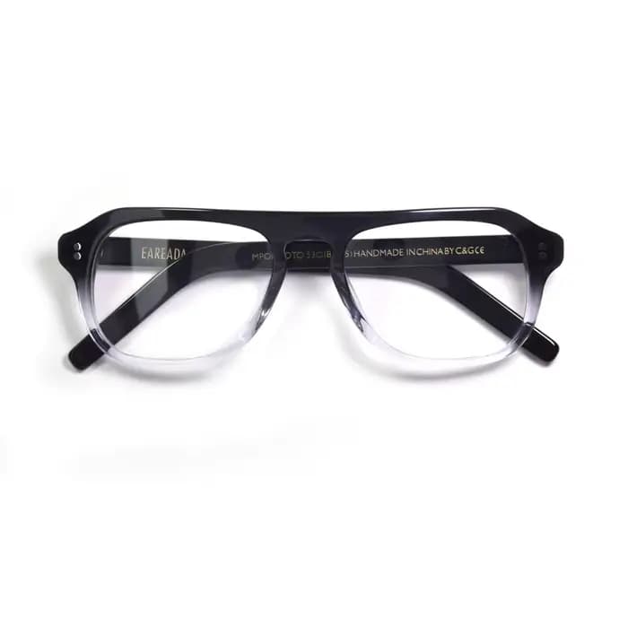 Kingsmen monture de lunettes pour hommes Vintage pilote trou de serrure acétate optique-lunetterie à la mode cristal
