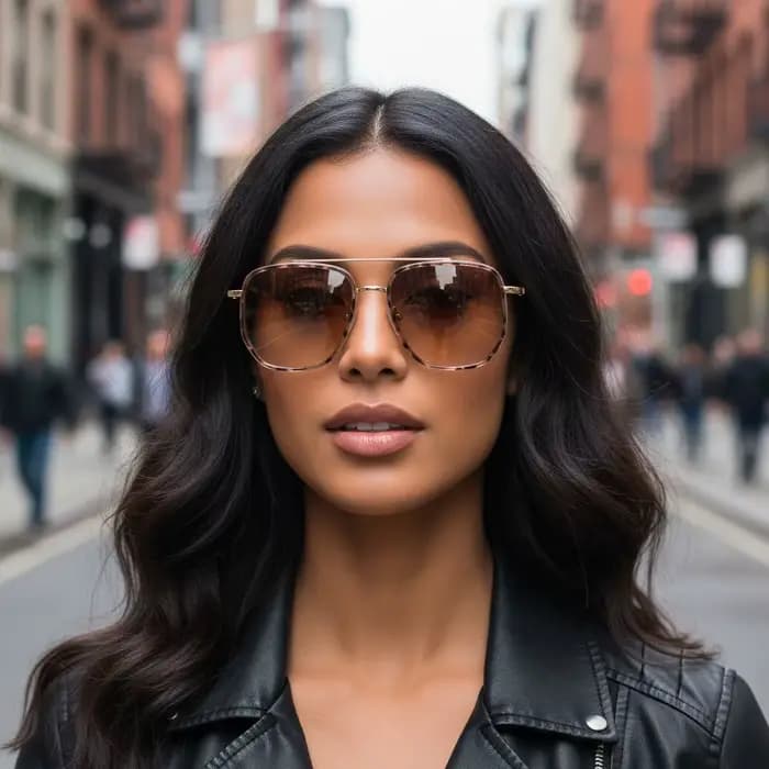 Lunettes de soleil d'aviateur classiques pour hommes
