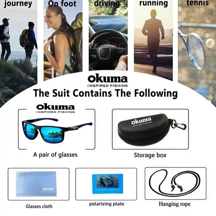Okuma Fashion Lunettes polarisées UV400