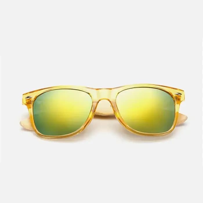 Lunettes de soleil en bois naturel pour hommes et femmes