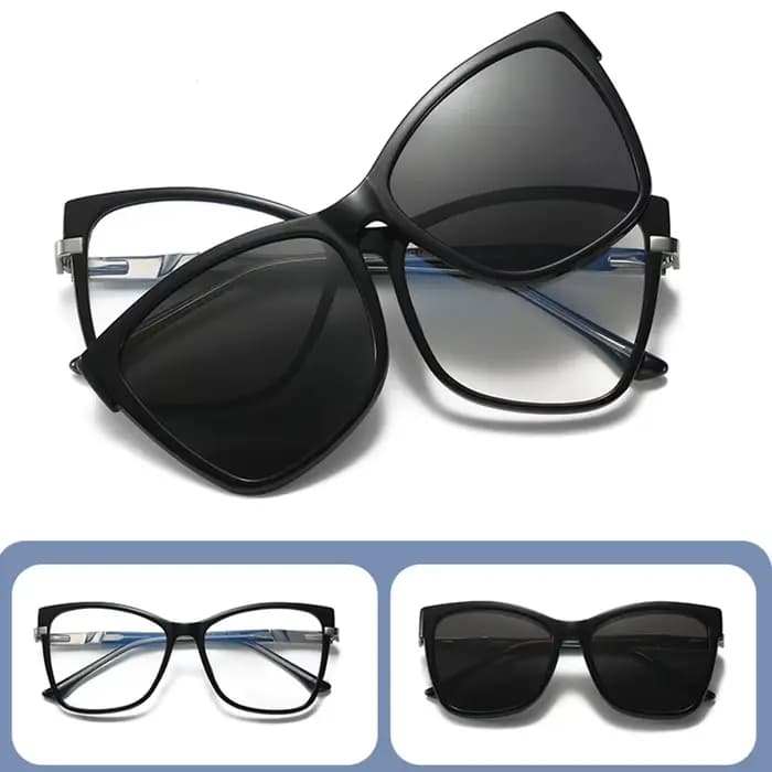 Lunettes de myopie optique à Clip magnétique pour hommes