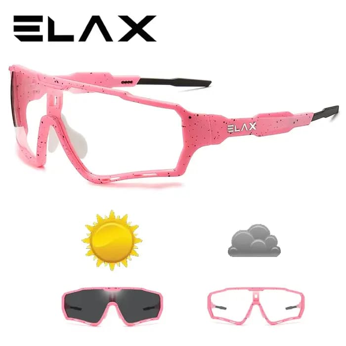 ELhumanity-Lunettes de soleil photochromiques VTT pour hommes et femmes