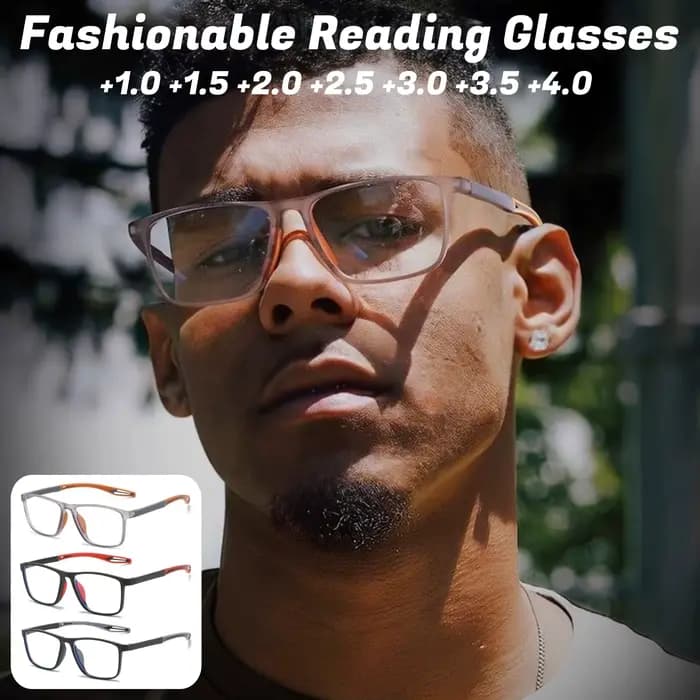 Lunettes de lecture tendance TR90 pour hommes