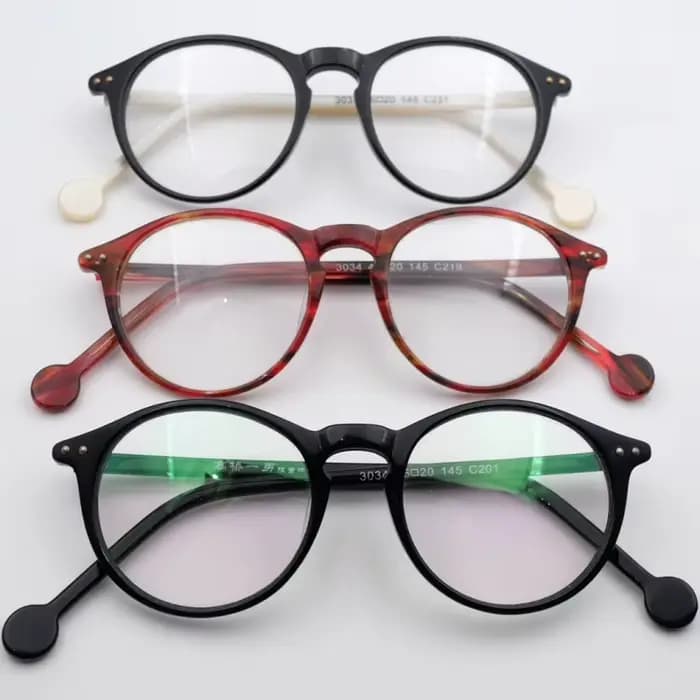 Montures de lunettes rétro en acétate faites à la main pour hommes et femmes