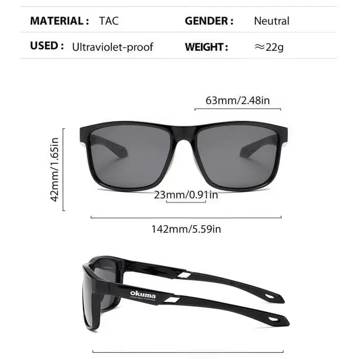 Okuma Fashion Lunettes polarisées UV400