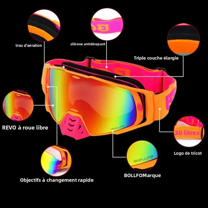 Lunettes de Motocross photochromiques