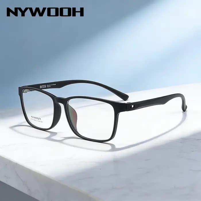 Lunettes carrées surdimensionnées pour grand visage TR90