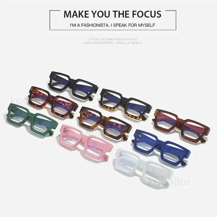 Lunettes carrées de marque pour hommes