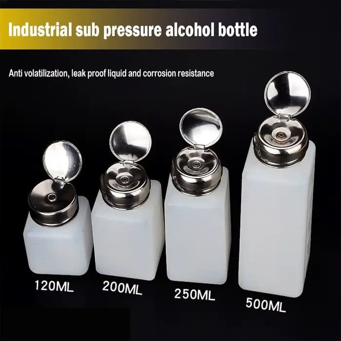 Bouteille de flux anti-volatilisation, liquide, type presse, fendue, 100 ml, 200 ml, 250 ml, 500ml