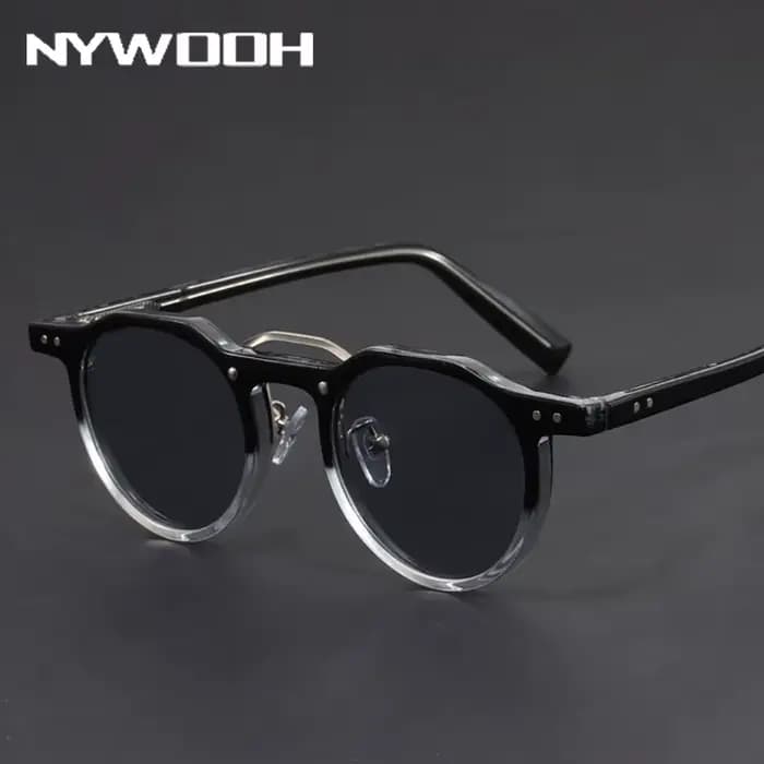 Lunettes japonaises transparentes Vintage hommes