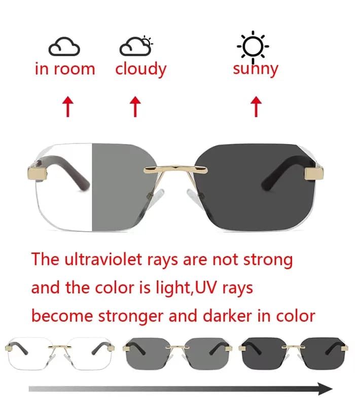 Lunettes de soleil photochromiques pour hommes et femmes