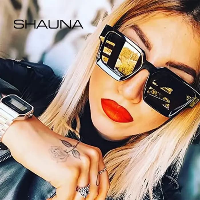 SHAUNA Ins – lunettes de soleil carrées populaires pour femmes et hommes