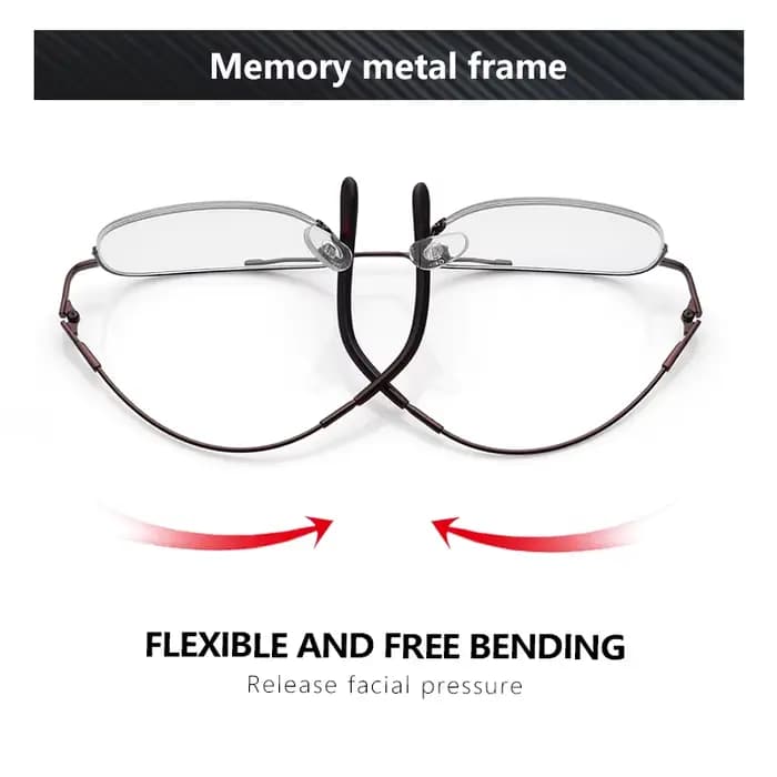 ZENOTTIC – lunettes à demi-bord pour hommes et femmes