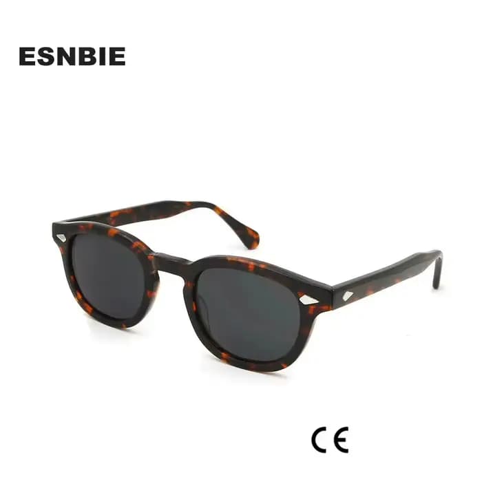 ESNBIE – lunettes De soleil ovales en acétate pour hommes et femmes