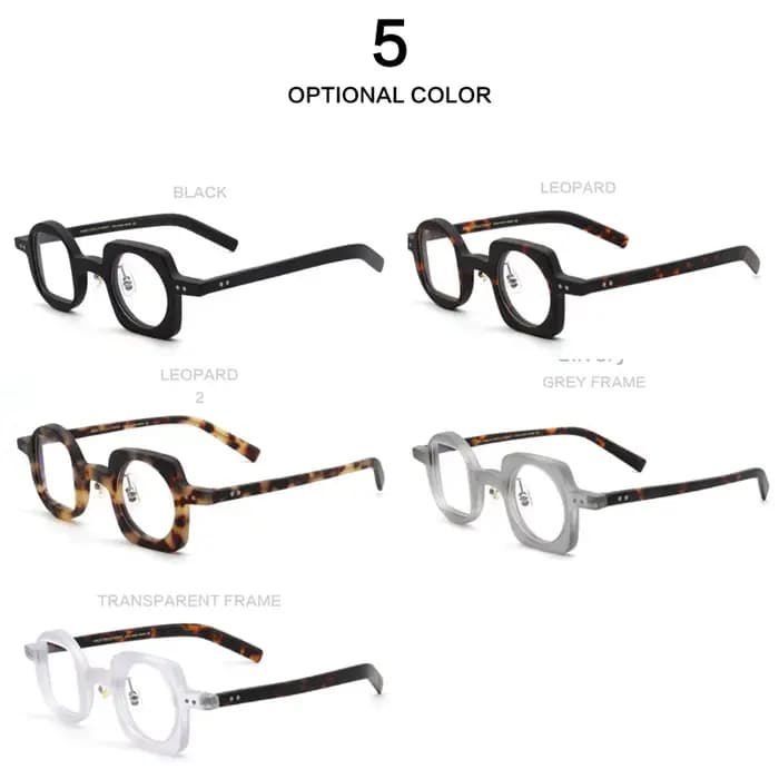 Monture de lunettes en acétate pour hommes et femmes
