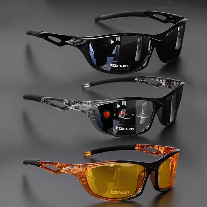 Lunettes de pêche professionnelles polarisées HD UV400 – Anti-éblouissement pour hommes et femmes