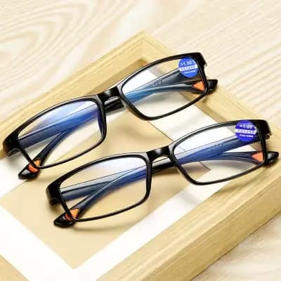 Lunettes rectangulaires pour hommes et femmes