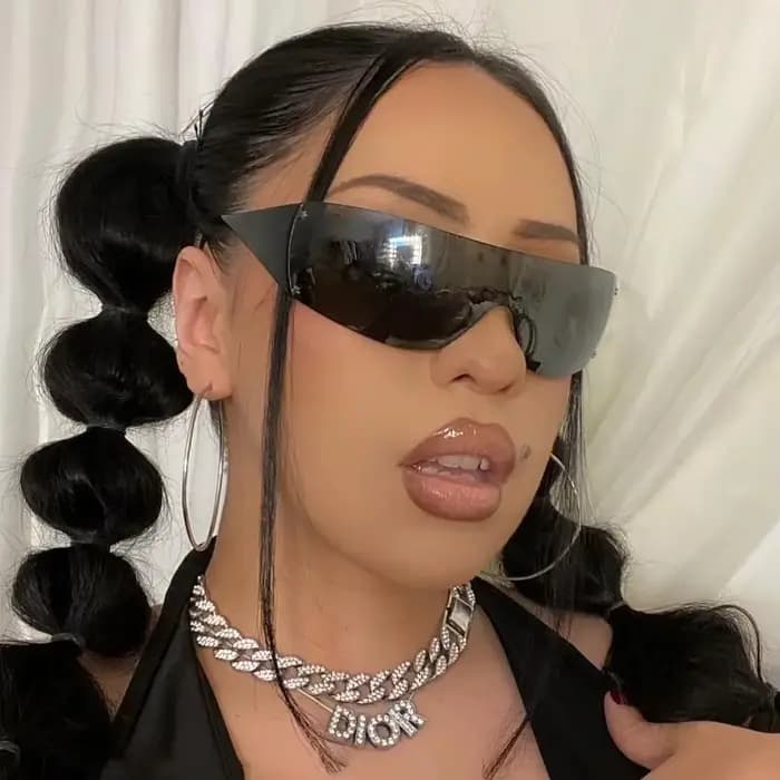Y2K – lunettes de soleil de styliste sans bords pour femmes et hommes