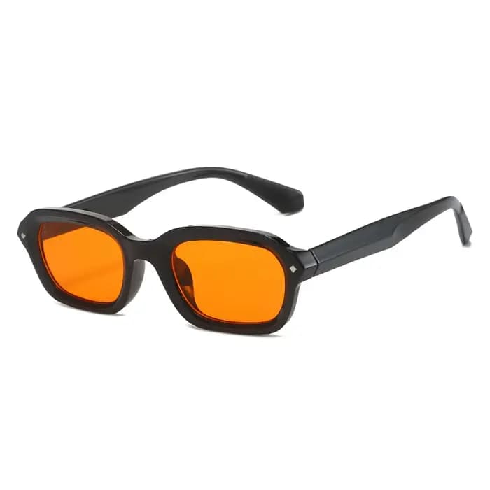 Vintage Rectangle lunettes De soleil femme mode rétro