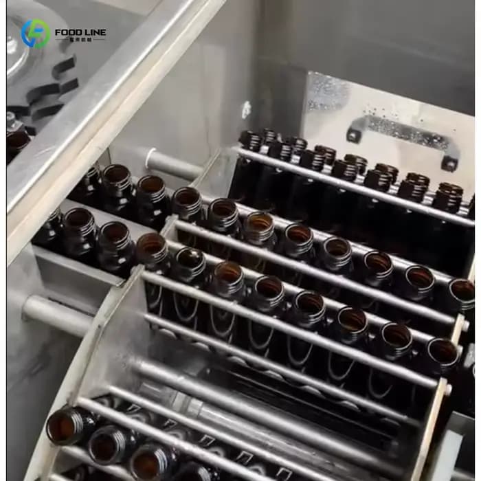 Machine de nettoyage automatique de bouteilles en verre, équipement industriel, fabrication sur mesure