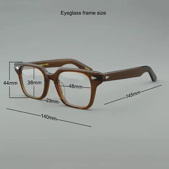 GROBER rétro acétate lunettes de soleil hommes carré qualité créateur de mode