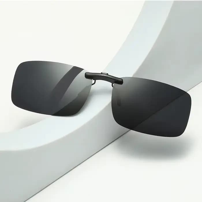 Sans monture rabattable pince sur lunettes de soleil hommes femmes polarisées conduite pêche cyclisme Vision nocturne