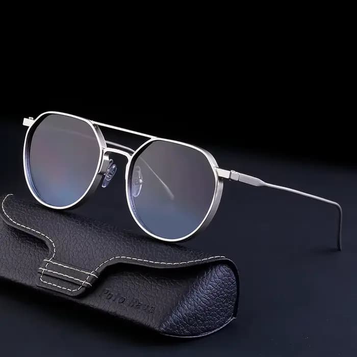 Lunettes de soleil ovales vintage pour hommes