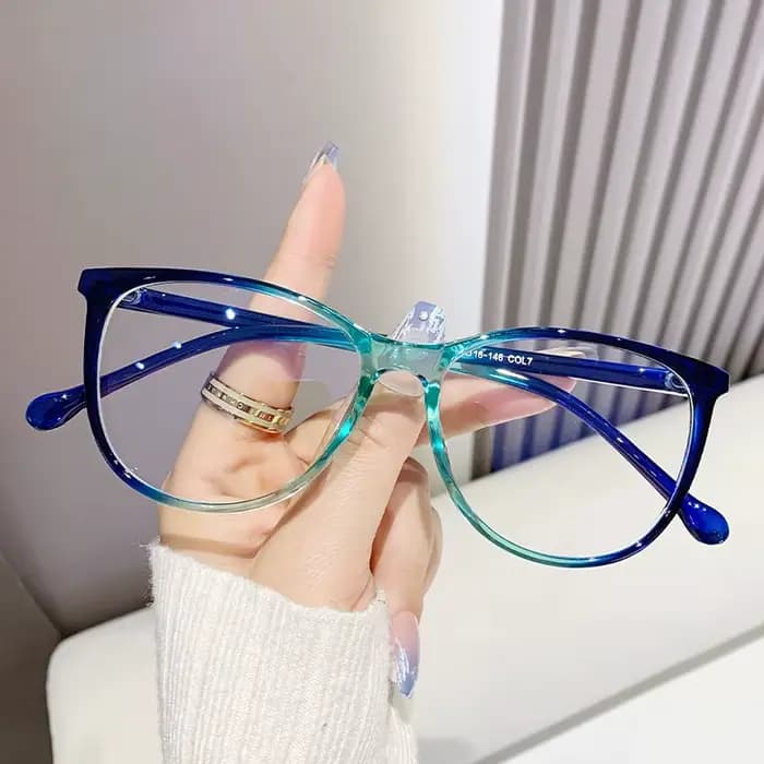 Lunettes transparentes rétro pour femmes