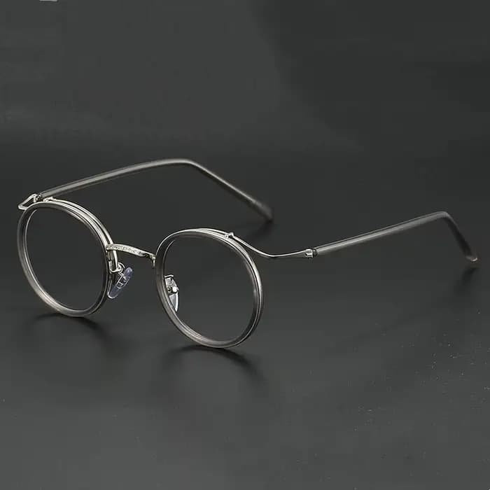 Monture de lunettes de luxe rétro de marque