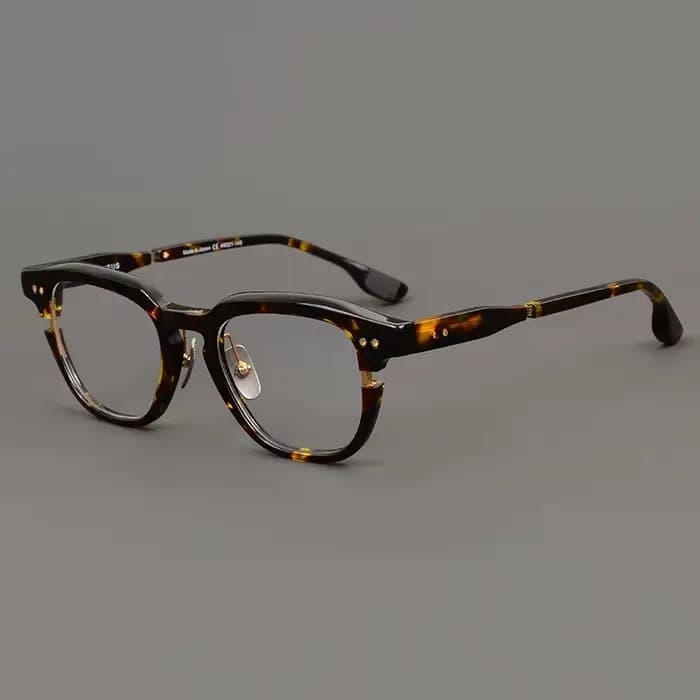 Lunettes carrées en acétate faites à la main pour hommes et femmes