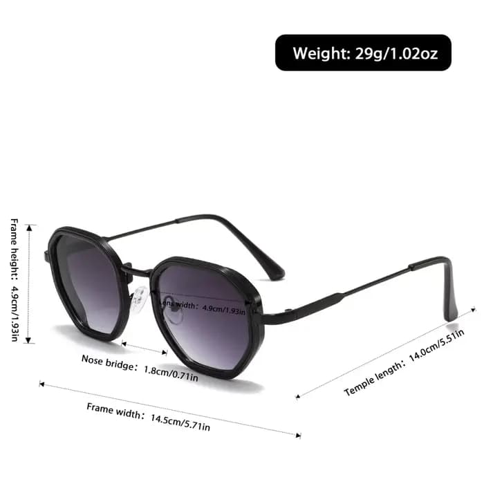 1pc lunettes de soleil à la mode rétro européennes et américaines pour hommes et femmes tendance polyvalente été ombrage solaire et protection UV fr