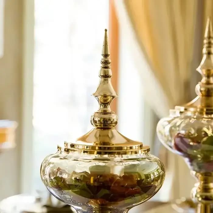 Boîtes de rangement en verre européen, ornement créatif, bureau, assiette de fruits, maison, salon, vase à bonbons précieux, figurAuckland, artisanat, décoration