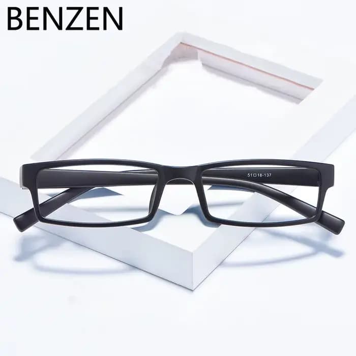 BENZEN petit rectangle lunettes cadre hommes Vintage TR