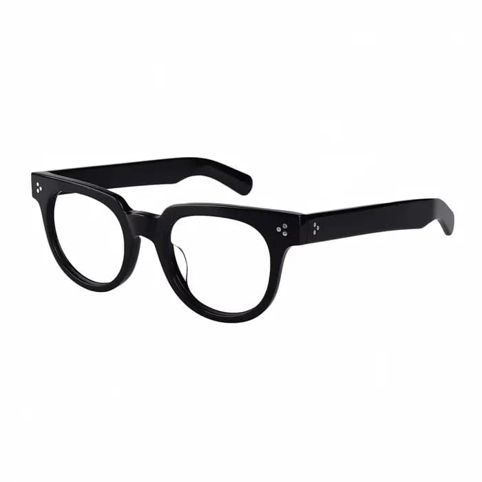 Lunettes rondes en acétate pour hommes et femmes