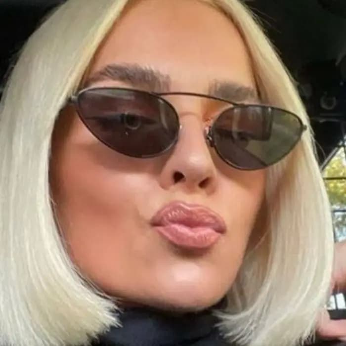 Designer Lunettes de soleil œil de chat à petite monture en métal pour femmes