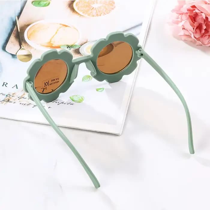 Lunettes de soleil rondes pour enfants de 2 à 10 ans