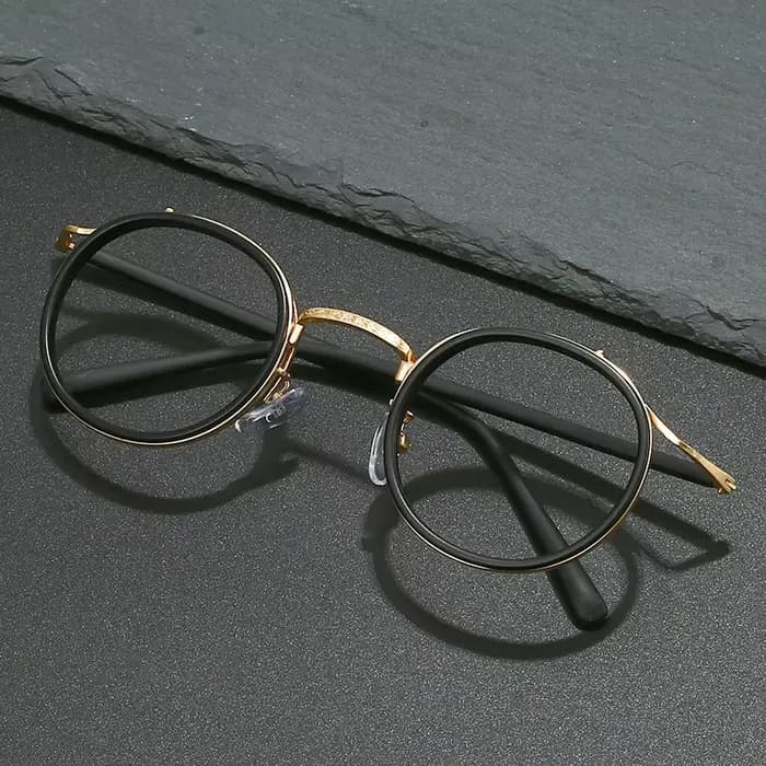 Monture de lunettes de luxe de marque rétro