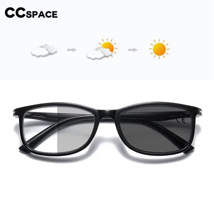 Lunettes d'affaires rectangulaires pour hommes