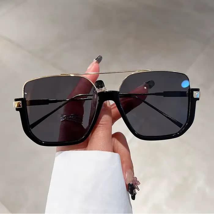 Lunettes de soleil Vintage surdimensionnées pour hommes et femmes