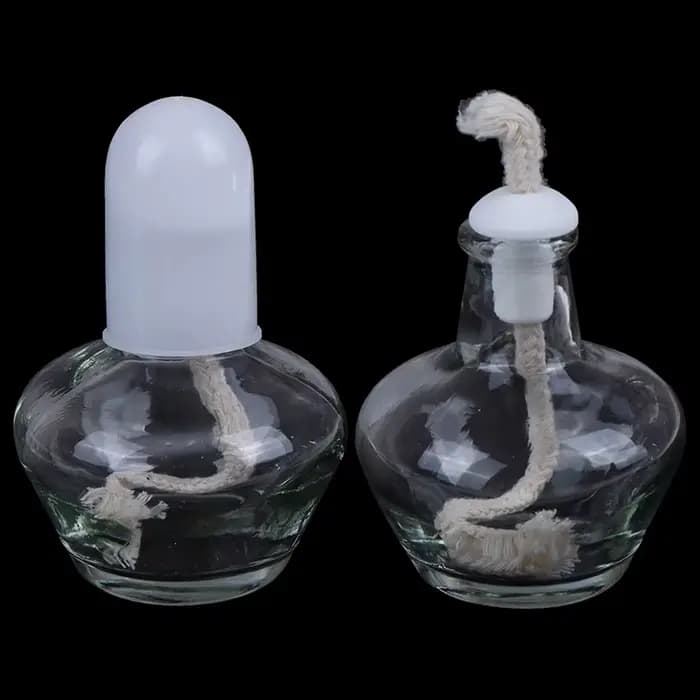 Lampe Eva à alcool, verre, laboratoire de chimie, fournitures éducatives, 9cm x 6cm, 60ml