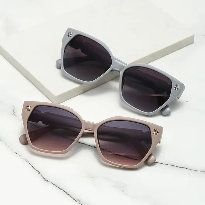 Nouvelle marque de luxe D Glamour lunettes de soleil pour femmes et hommes élégant oeil de chat