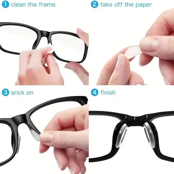 Coussinets de nez pour lunettes
