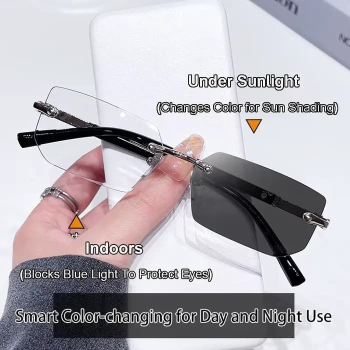 Lunettes de soleil photochromiques tendance pour hommes et femmes