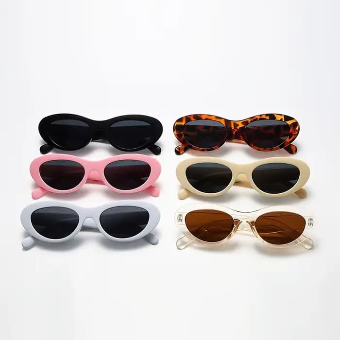 Lunettes de randonnée ovales œil de chat Anti-lumière pour femmes