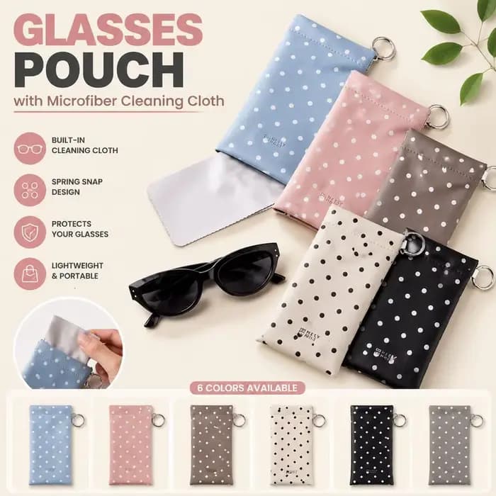 Étui souple pour lunettes de soleil