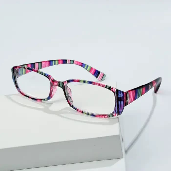 Lunettes à monture imprimée rétro pour femmes et hommes